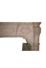 Maison Leon Van den Bogaert Cheminée Française En Pierre De Marbre De Bourgogne