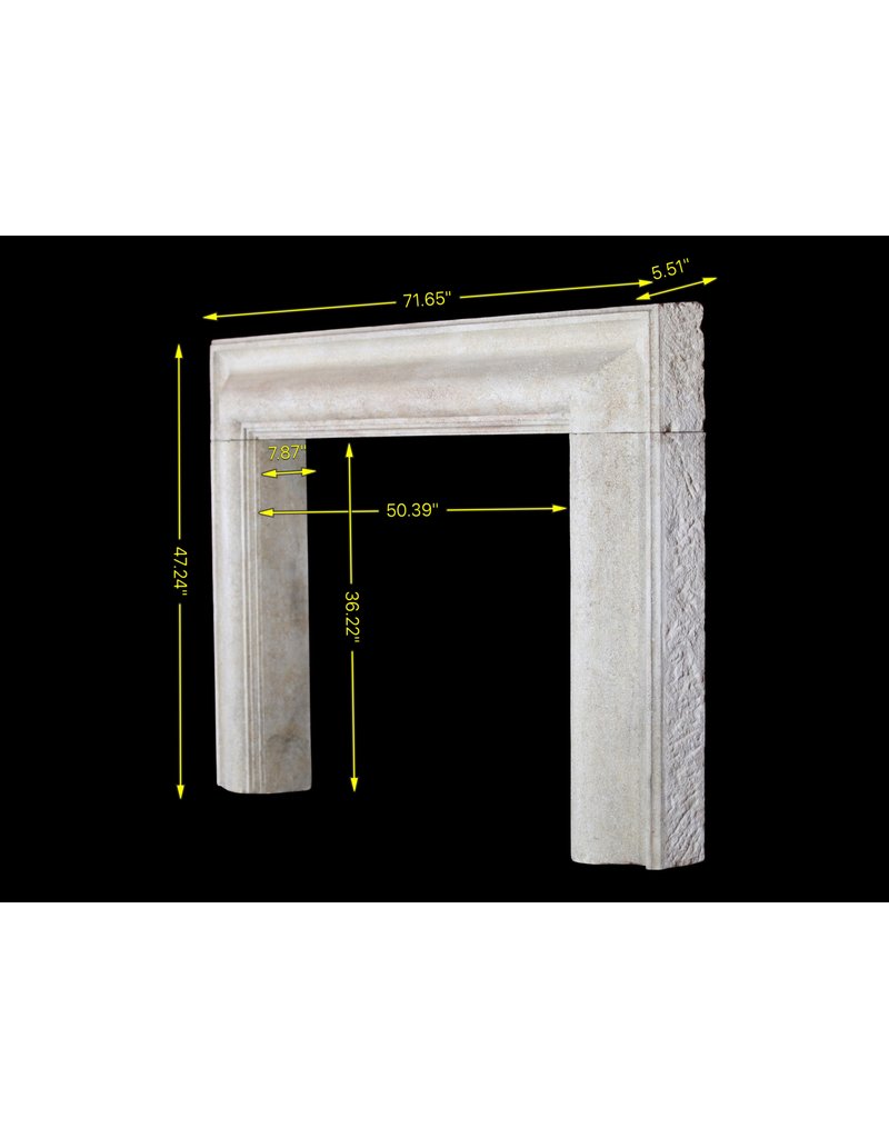 Bolection Französisch Kalkstein Jahrgang Kaminverkleidung