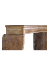 Maison Leon Van den Bogaert Reclaimed French Stone Fireplace Surround
