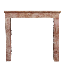 Rich Colour Vintage French Stone Fireplace Surround