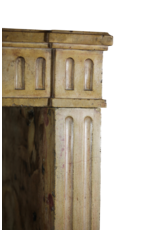 Maison Leon Van den Bogaert Klassische Kaminverkleidung aus zweifarbigem Kalkstein