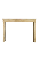 Classic Vintage French Limestone Fireplace Mantle