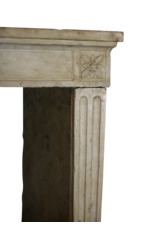 Classic Vintage French Limestone Fireplace Mantle