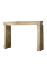 Classic Vintage French Limestone Fireplace Mantle