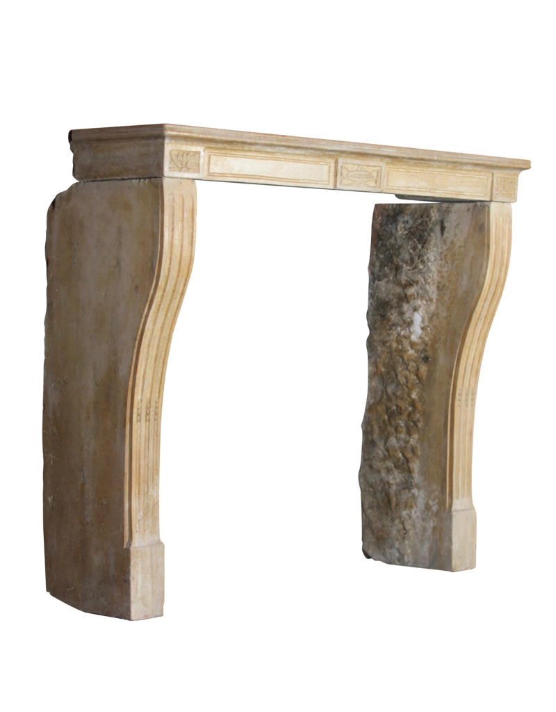 Fine Classic French Antique Marble Stone Fireplace Mantle