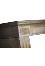 Maison Leon Van den Bogaert Feine antike Kaminverkleidung aus Marmor-Stein im klassischen Stil