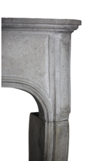 Maison Leon Van den Bogaert Chic French Antique Limestone Fireplace Surround