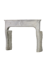 Chique French Antique Limestone Fireplace Surround