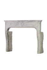 Maison Leon Van den Bogaert Chic French Antique Limestone Fireplace Surround