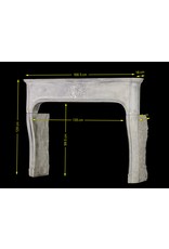 Maison Leon Van den Bogaert Chic French Antique Limestone Fireplace Surround