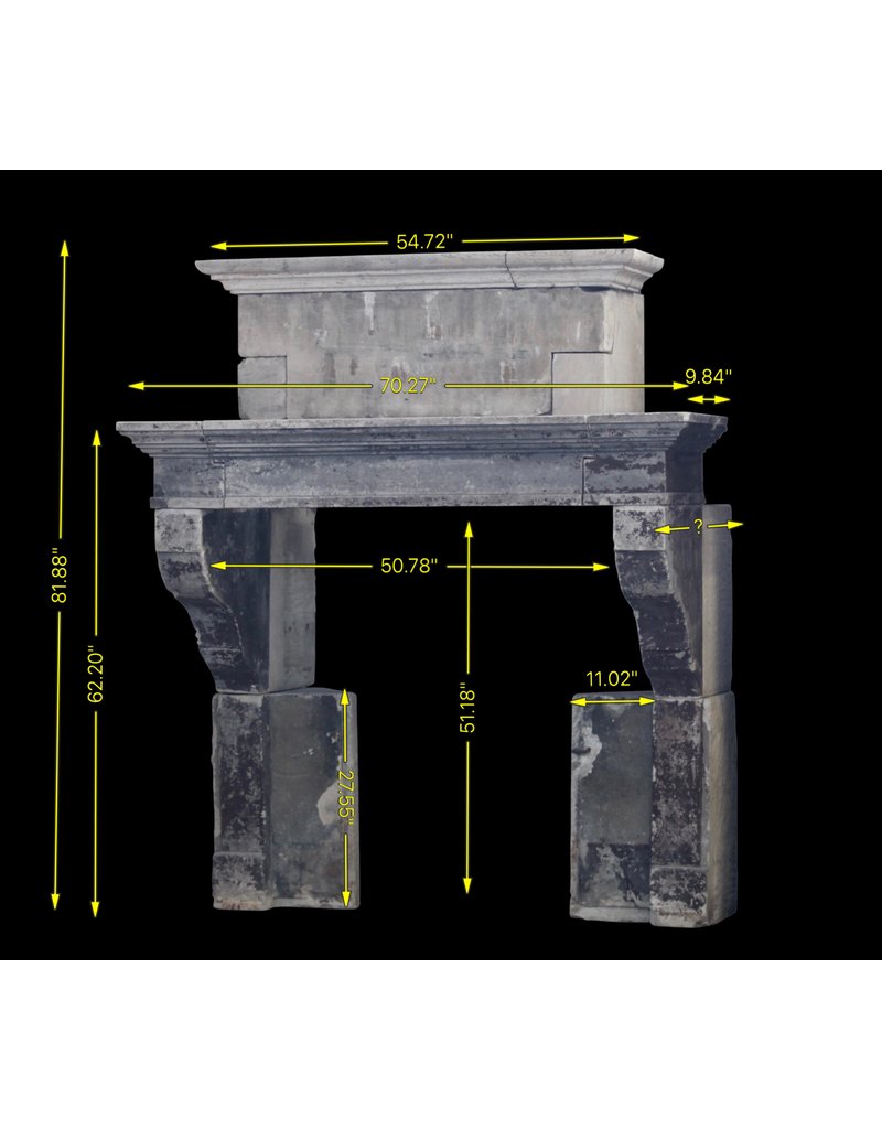 Francés País De La Piedra Caliza Chimenea Surround