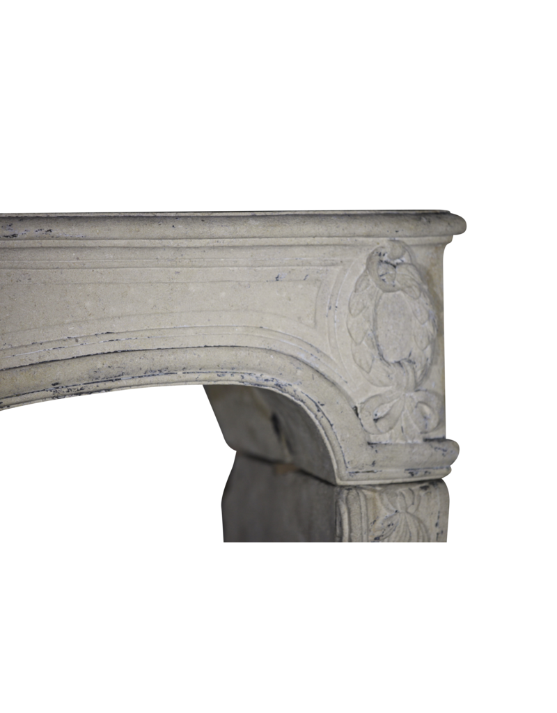 Fine French Limestone Fireplace Surround