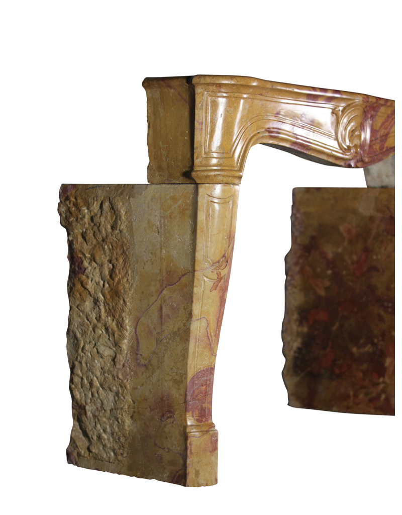 Maison Leon Van den Bogaert French Chic Marble Fireplace Surround