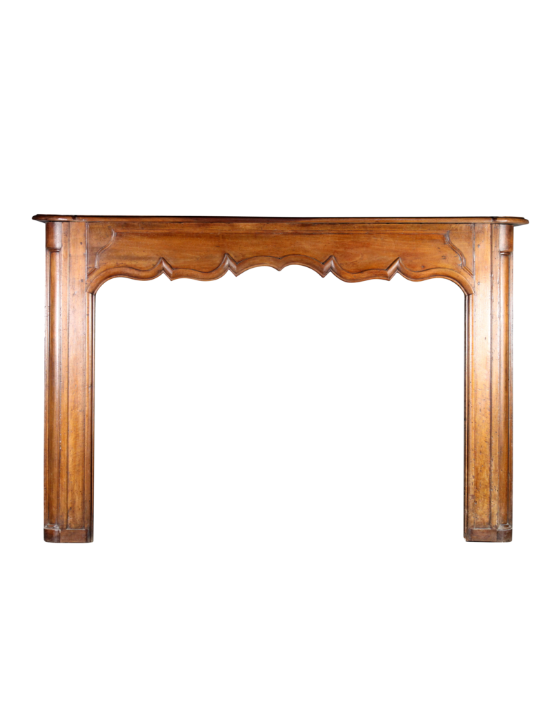 South French Wood Fireplace Surround