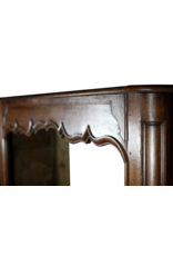 South French Wood Fireplace Surround