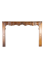 Large Manoir Style Walnut Fireplace Surround