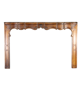 Large Walnut Country Fireplace Surround