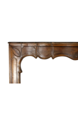 Large Manoir Style Walnut Fireplace Surround