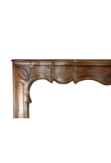 Maison Leon Van den Bogaert Large Manoir Style Walnut Fireplace Surround