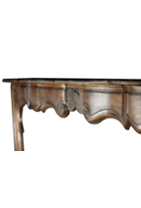 Maison Leon Van den Bogaert Large Manoir Style Walnut Fireplace Surround