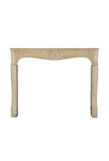 Classic French Limestone Fireplace Surround