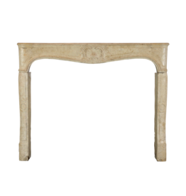 Classic French Limestone Fireplace Surround