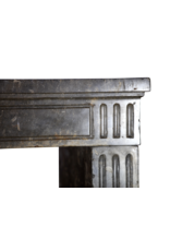 Maison Leon Van den Bogaert Timeless Chic French Fossil Stone Fireplace Surround