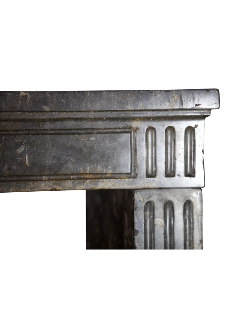 Maison Leon Van den Bogaert Timeless Chic French Fossil Stone Fireplace Surround