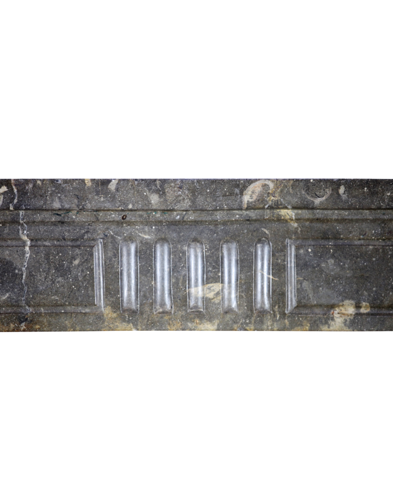 Maison Leon Van den Bogaert Timeless Chic French Fossil Stone Fireplace Surround