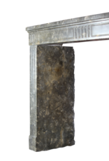 Maison Leon Van den Bogaert Timeless Chic French Fossil Stone Fireplace Surround