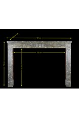 Maison Leon Van den Bogaert Timeless Chic French Fossil Stone Fireplace Surround
