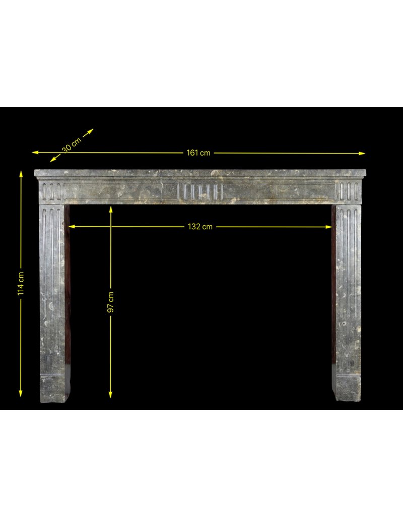 Timeless Chique French Fossil Stone Fireplace Surround