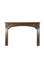 Classy French Walnut Vintage Fireplace Surround