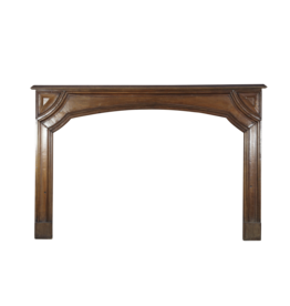 Classy French Walnut Vintage Fireplace Surround