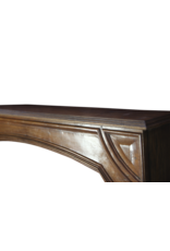 Classy French Walnut Vintage Fireplace Surround