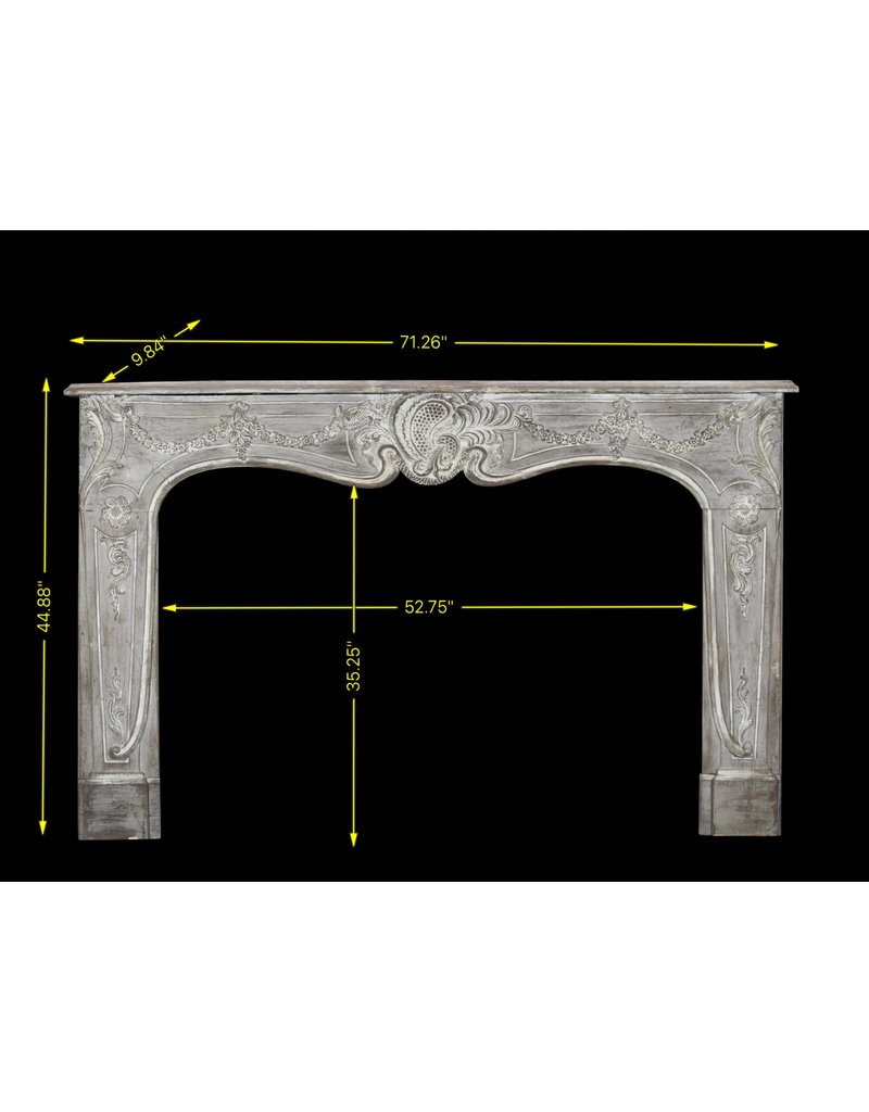 Chique French Antique Fireplace Surround