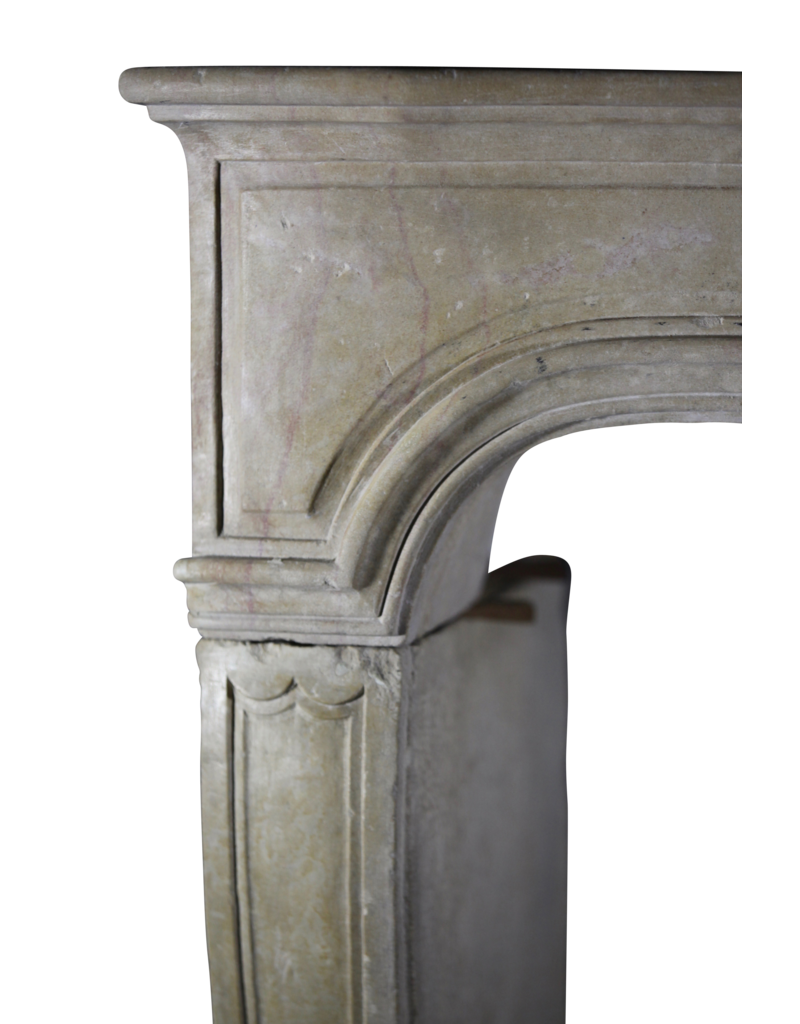 Delicate Classic French Antique Fireplace Surround