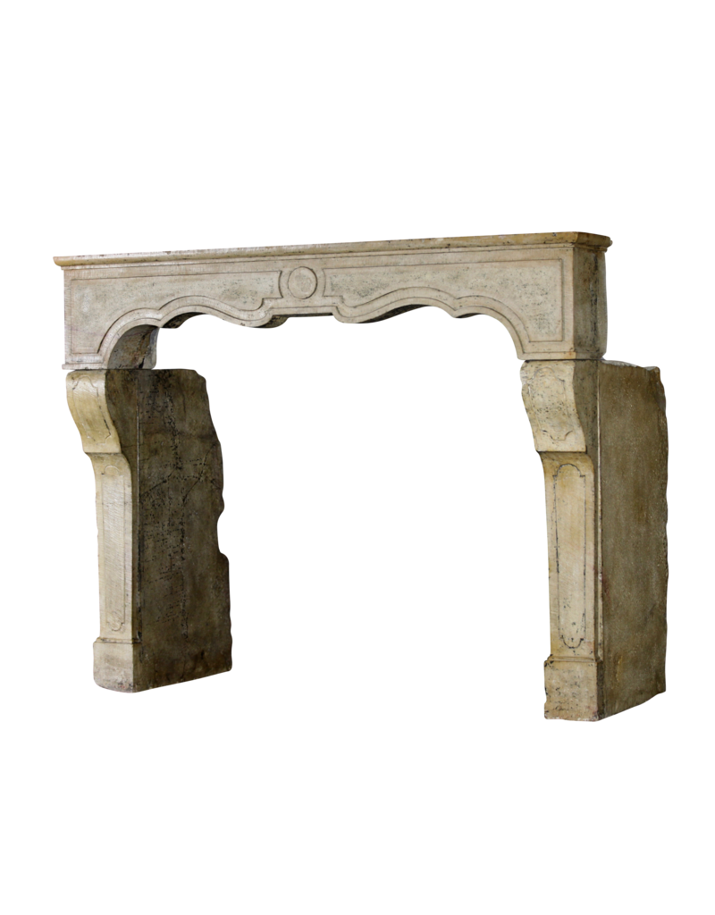 18Th Century French Rustic Chique Fireplace Surround