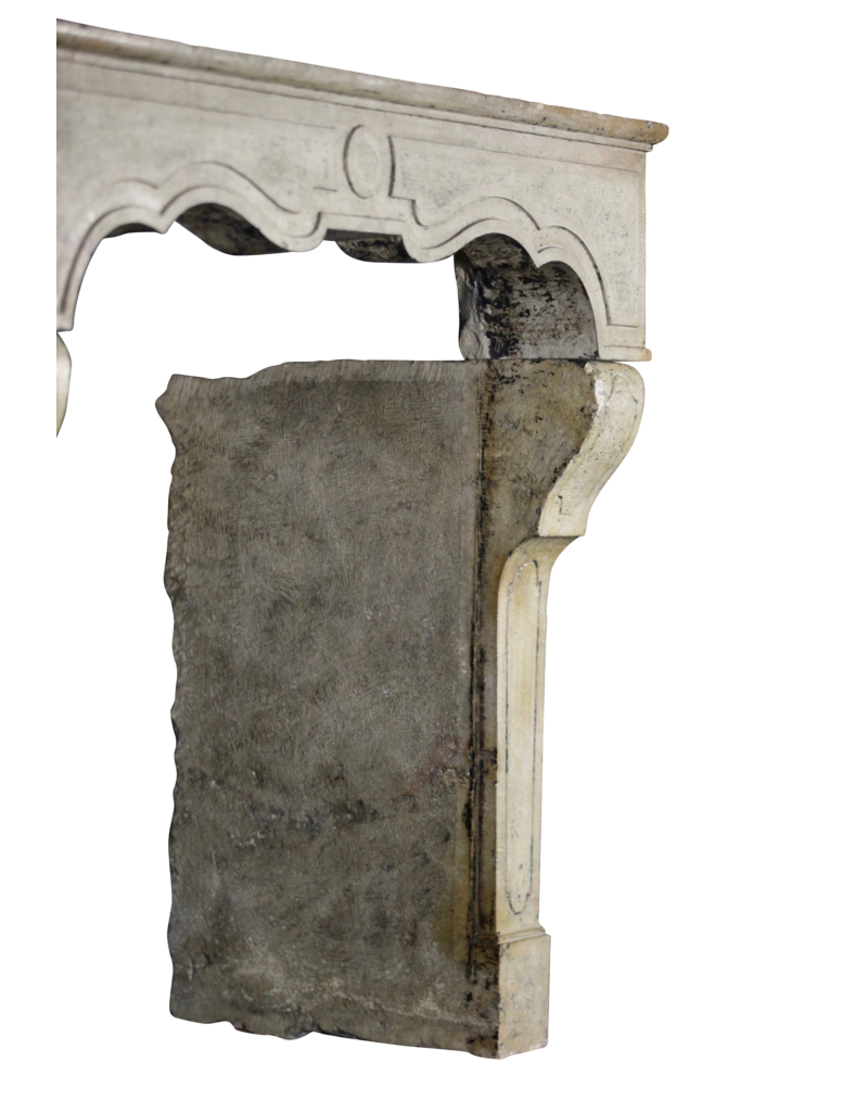 18Th Century French Rustic Chique Fireplace Surround