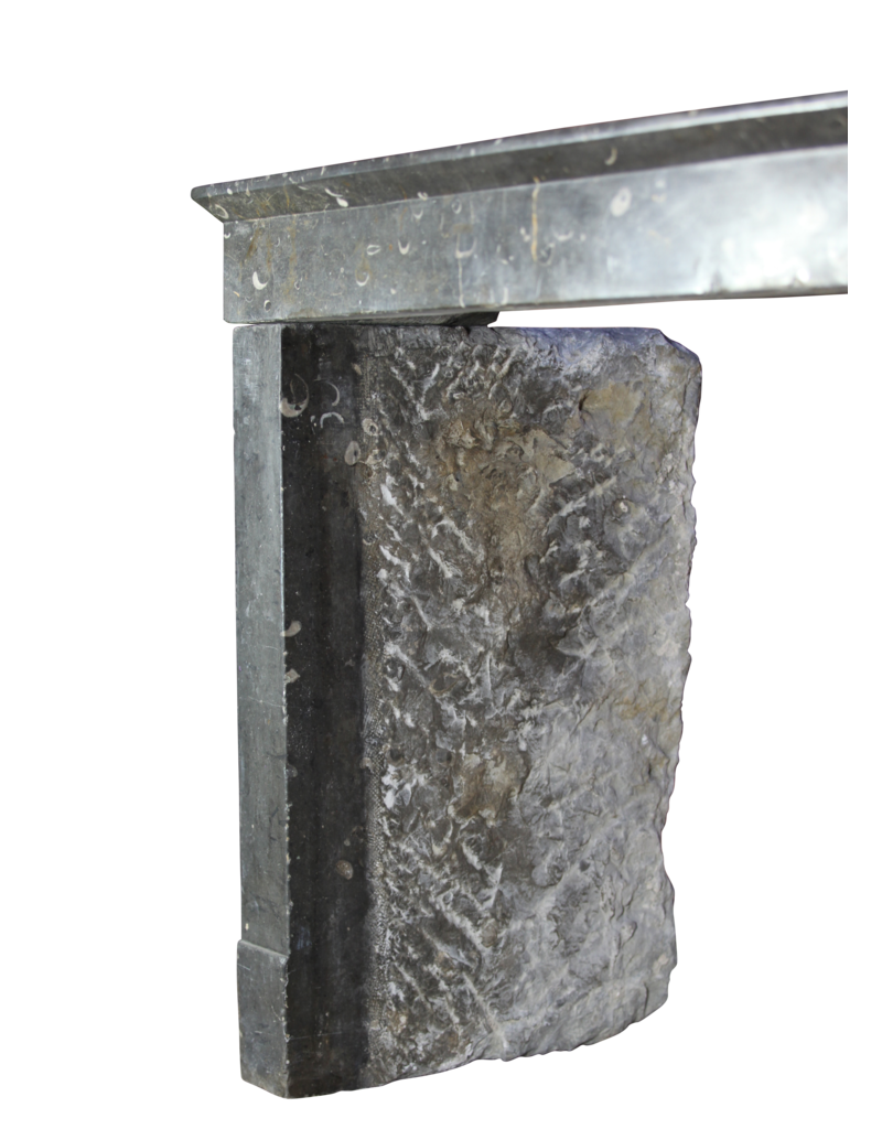 Maison Leon Van den Bogaert Timeless Chic French Stone Fireplace Surround
