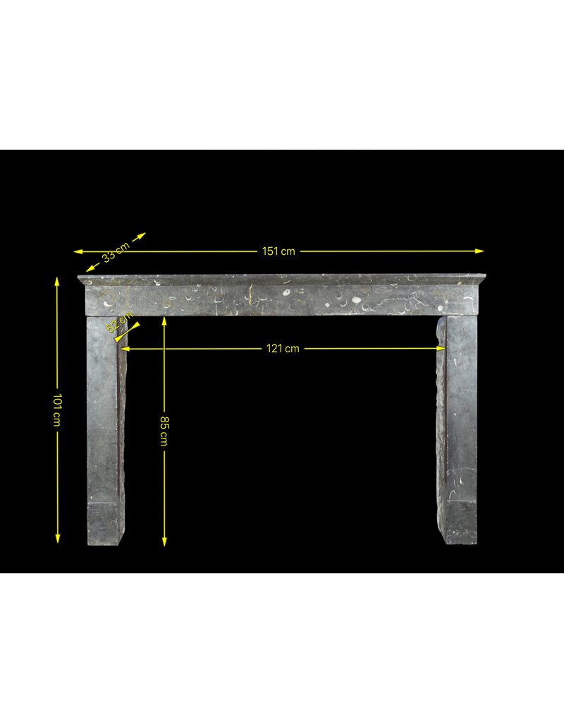Maison Leon Van den Bogaert Timeless Chic French Stone Fireplace Surround