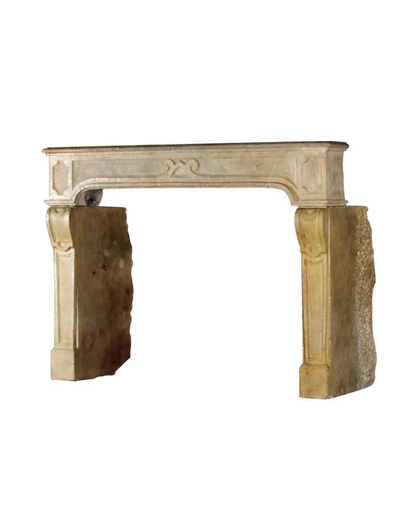 Fine Classic French Antique Stone Fireplace Surround