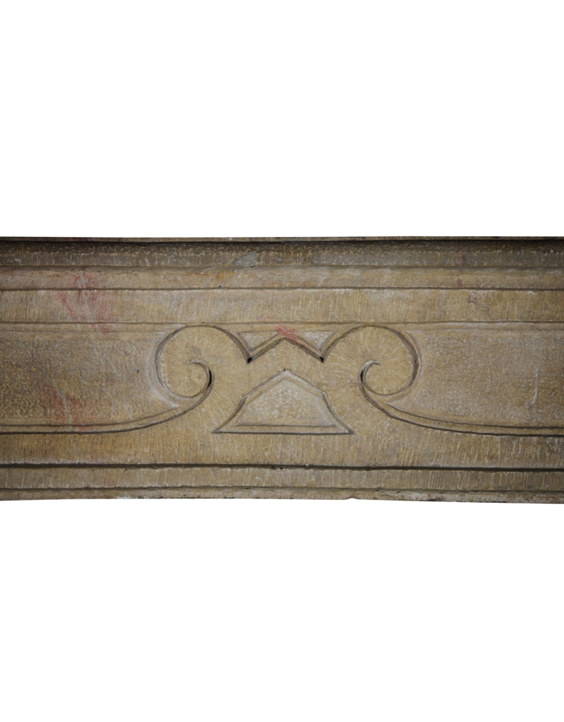 Fine Classic French Antique Stone Fireplace Surround