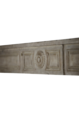 French Rustic Limestone Fireplace Surround