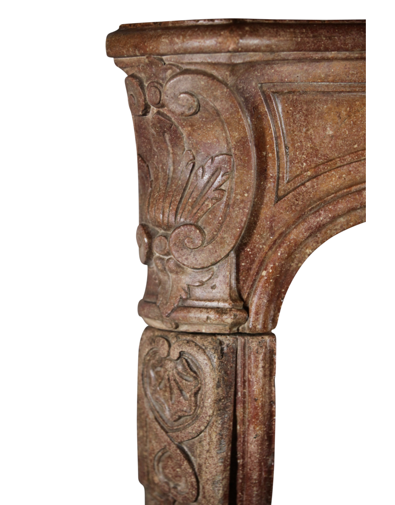 Maison Leon Van den Bogaert Elegante französische Vintage-Kaminumrandung