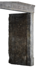 Maison Leon Van den Bogaert Timeless Chic French Bicolor Stone Fireplace Surround
