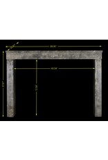 Maison Leon Van den Bogaert Timeless Chic French Bicolor Stone Fireplace Surround