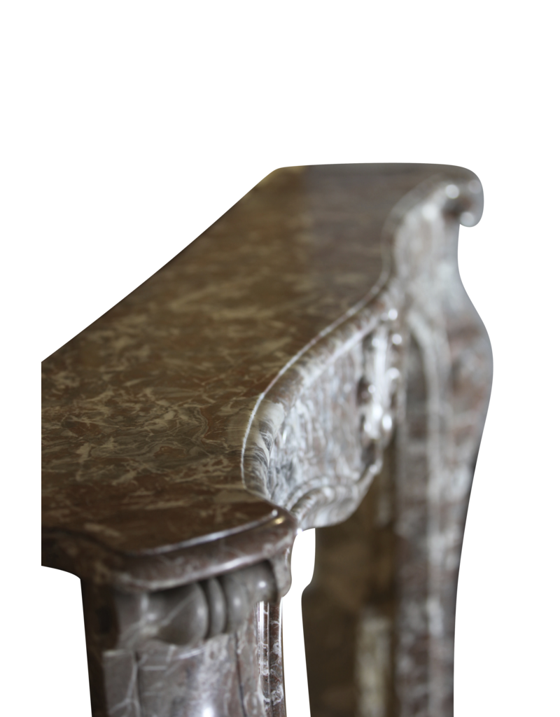 19Th Century Classic Belgian Marble Fireplace Surround