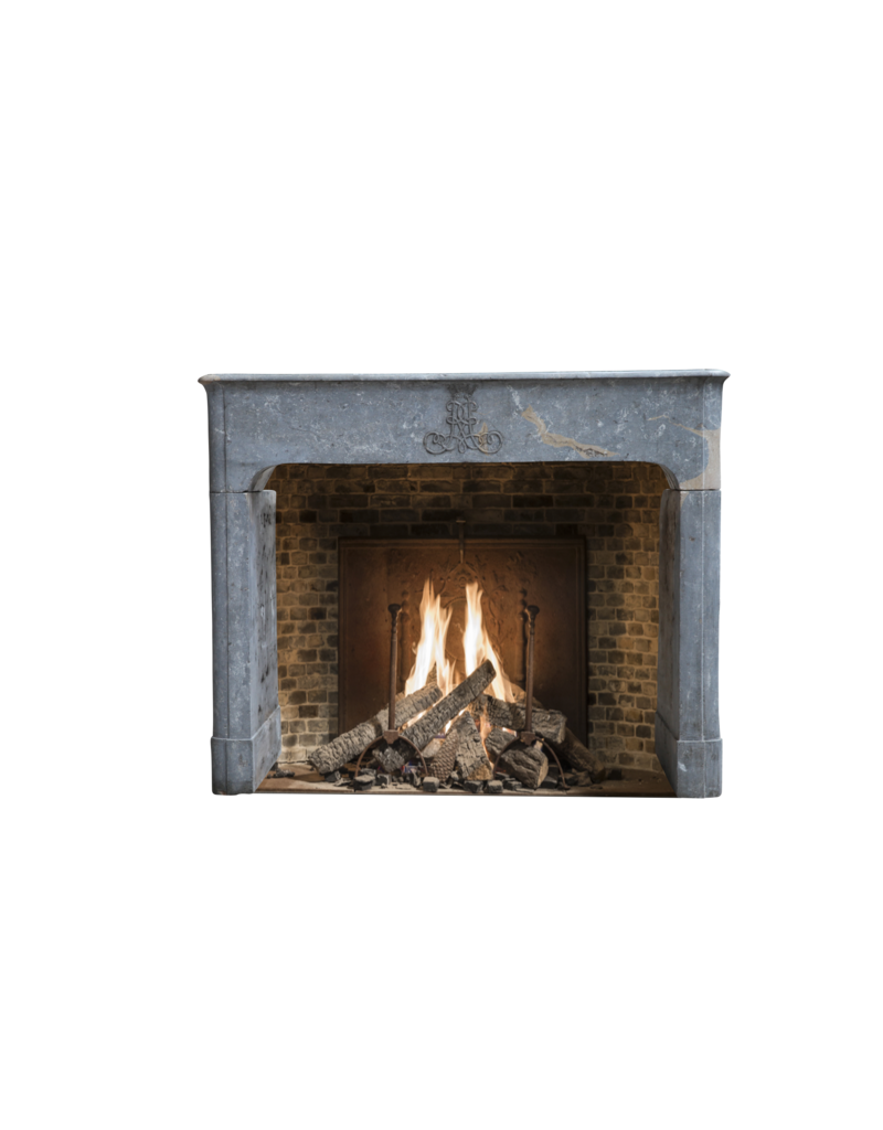 Bicolor French Antique Fireplace Surround