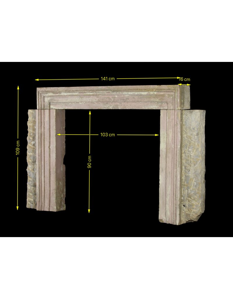 Bolection Rustic Fireplace Surround